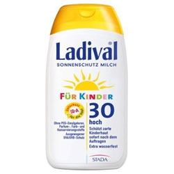 Ladival für Kinder Sonnenschutz Milch 200 ml LSF 30 - Seestadt